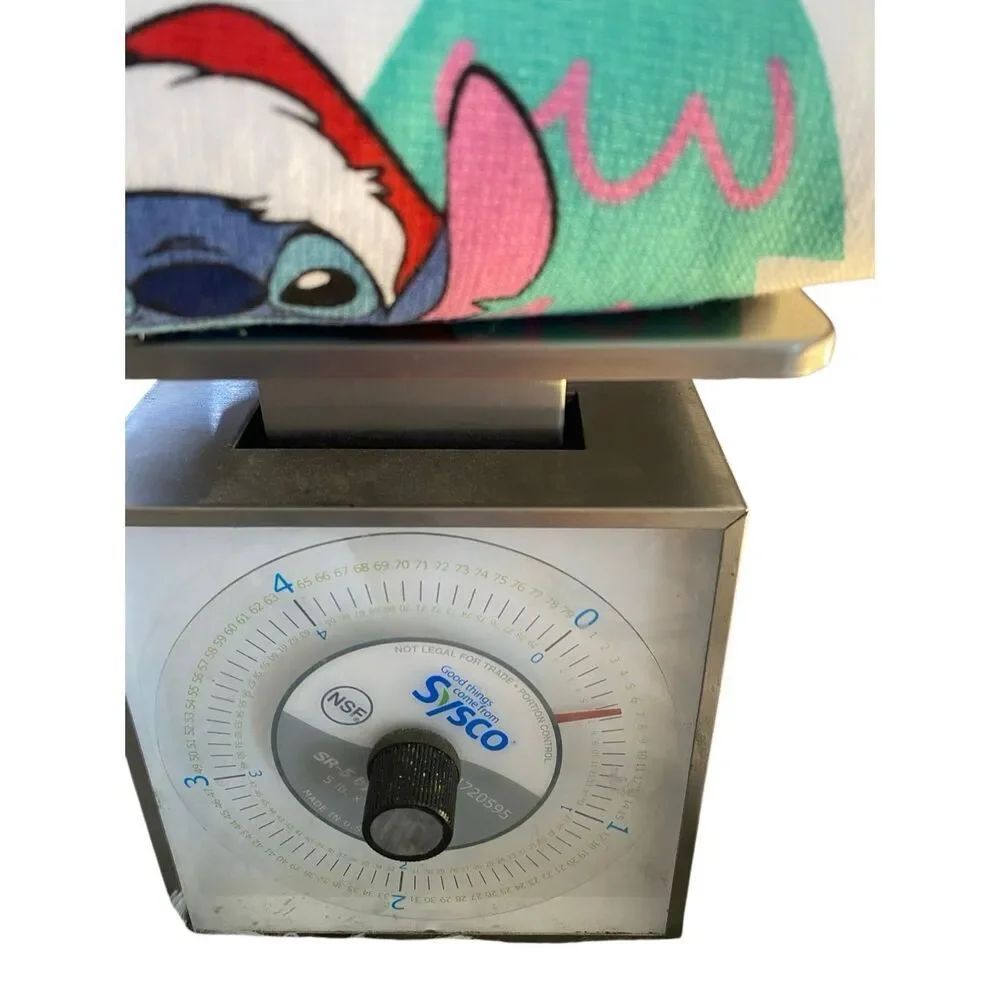 Disney Stitch Santa’s Here Christmas Kitchen Towels Set Of 2 18x28 Holiday